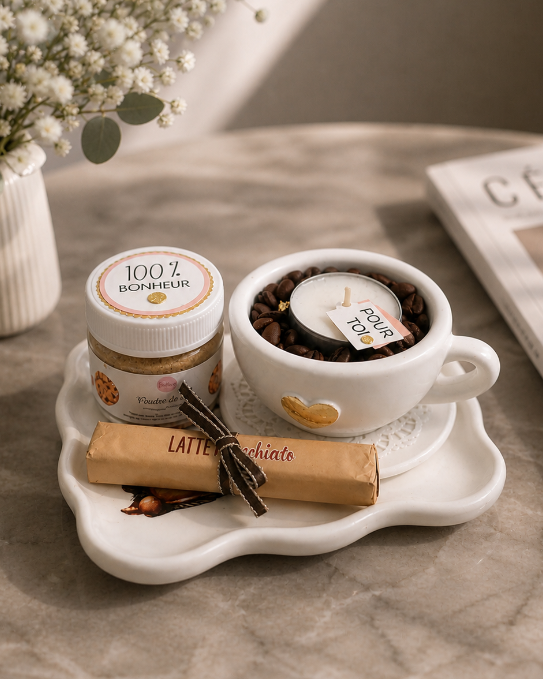 Set Tasse à café - Cadeau aux accros du café