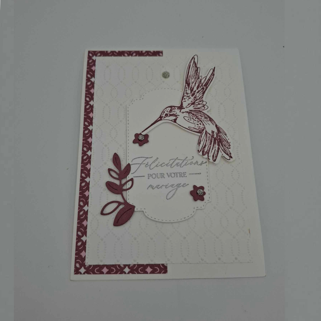 Carte " Félicitations pour votre Mariage "