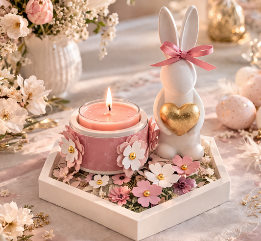 Bougeoir Lapin Coeur