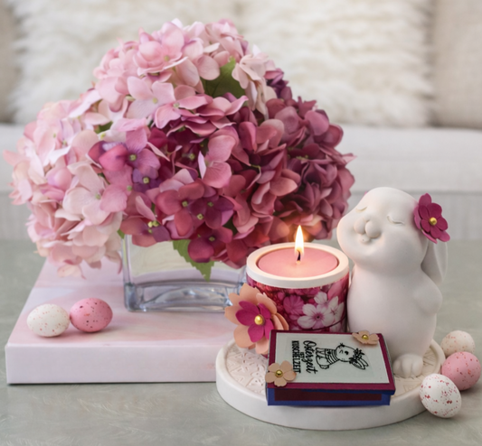 Bougeoirs Lapin de Pâques