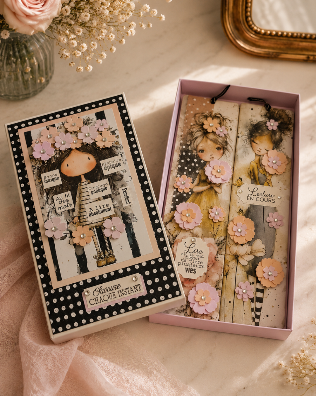 Coffret Marque Page - 2 Femmes