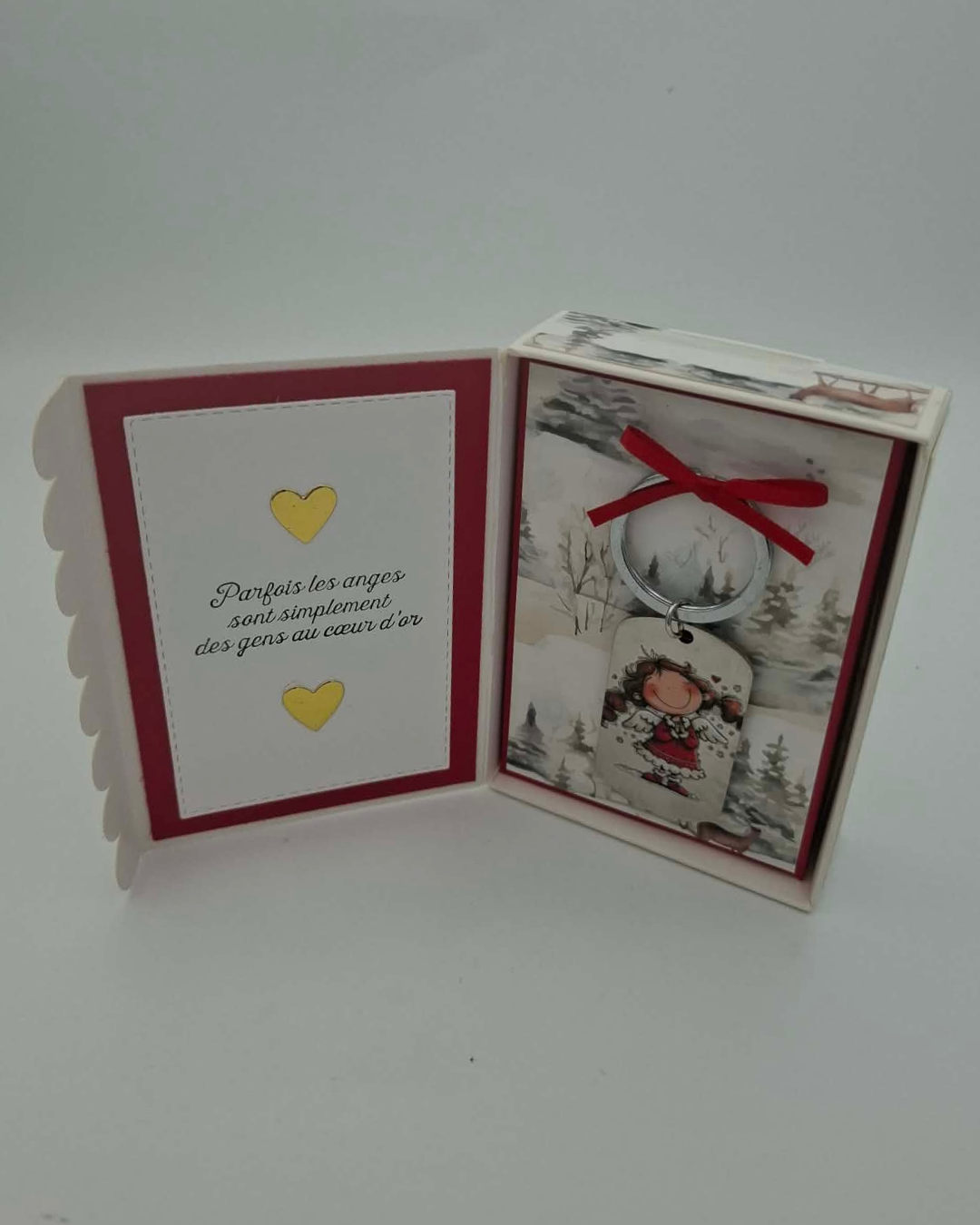 Coffret Porte Clé Ange - Personnalisé