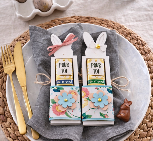 Porte chocolat Lapin - Élégance de table